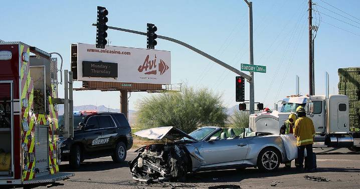 Only minor injuries in Wednesday's two car crash on Highway 95 at Boundary Cone Road