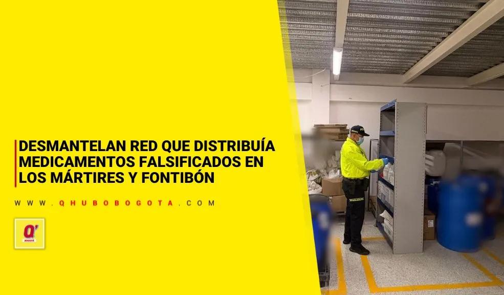Desmantelan red de distribución de medicamentos en Bogotá