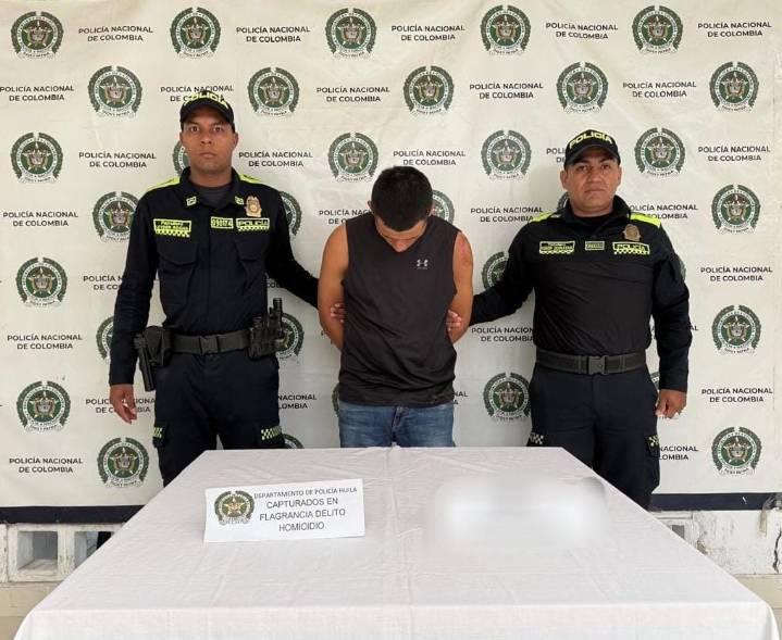 Alias ‘Caballo’ fue enviado a centro carcelario tras oportuna reacción policial en Pitalito