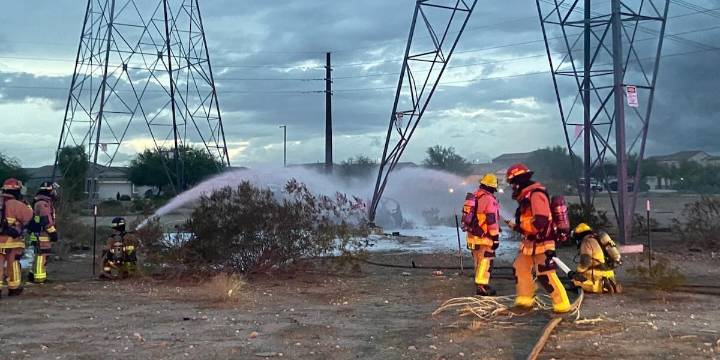 Fiery crash leaves one person dead in Buckeye community