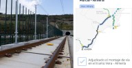 ADIF adjudica el montaje de 68 kilómetros de vías de alta velocidad entre Vera y Almería