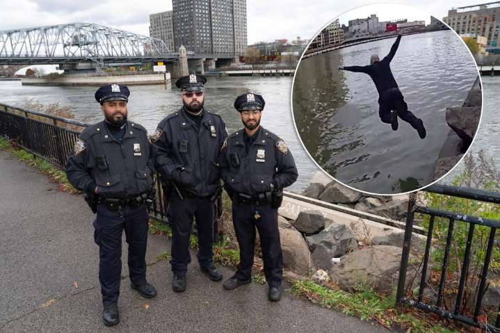 Cops save suicidal girl, 16, who jumped in freezing Harlem River