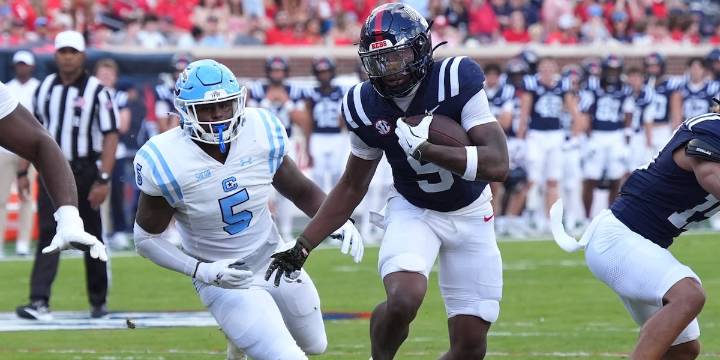Ole Miss has jumped one spot to No. 6 in the College Football Playoff Rankings
