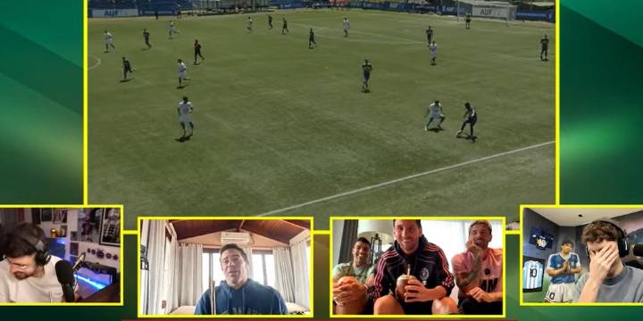 El show de Messi en un stream con Suárez, De Paul, Davoo Xeneize y la Cobra: su mate preferido y las bromas por los trajes en el Balón de Oro