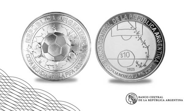 Se agotaron las monedas conmemorativas del Mundial 2026