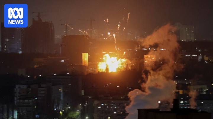 Russia pounds Ukraine with drones and missiles, killing eight and hitting energy sites