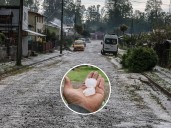 VIDEO. Sistema frontal en el sur de Chile: caen lluvias y granizos de gran tamaño en la región de Los Lagos