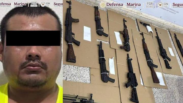 Detienen en Tabasco a "El Toto", líder de célula criminal, junto con otros 19 sujetos