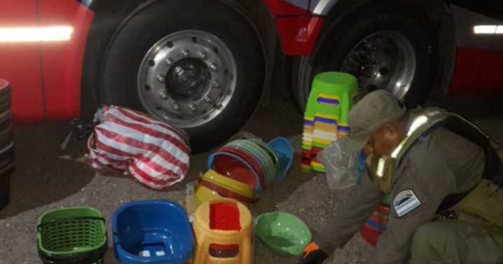 Un colectivo que salió de Jujuy cayó con 4 kilos de cocaína