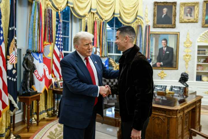 Cristiano Ronaldo y Donald Trump se reunieron en Washington