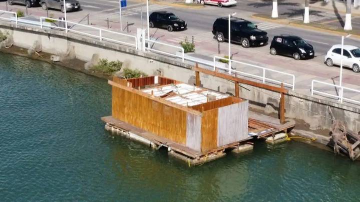 Restaurante “El Atracadero” volvió a Tuxpan tras naufragar cerca de 500 kilómetros