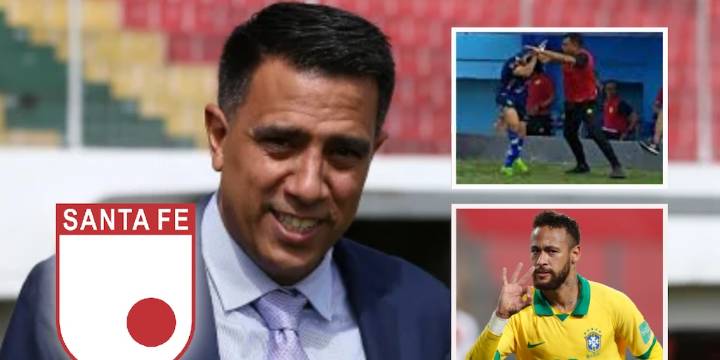 Nuevo técnico de Santa Fe ha protagonizado varias peleas, tuvo problemas hasta con Neymar: “Me tiré unas trompadas”