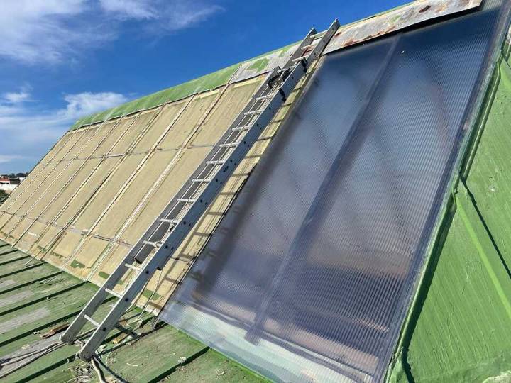 El Pabellón Ramón Velázquez renueva su lucernario