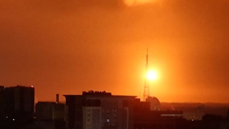 New wave of Russian strikes on Kyiv