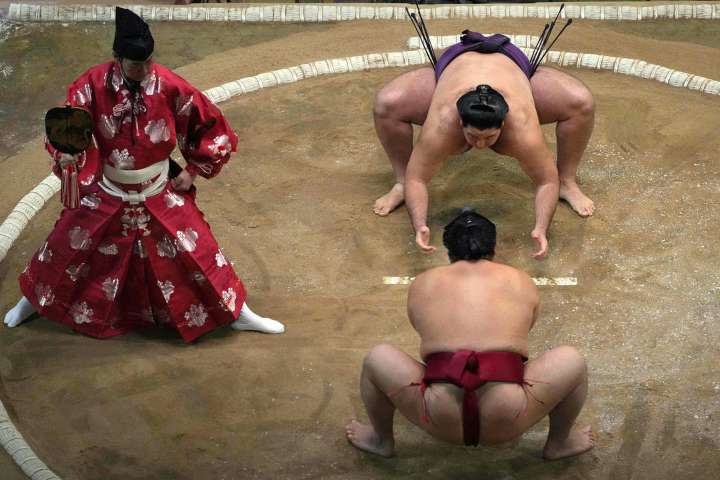 Japan’s sumo centennial reflects a sport balancing sacred tradition and pressures of modern appeal