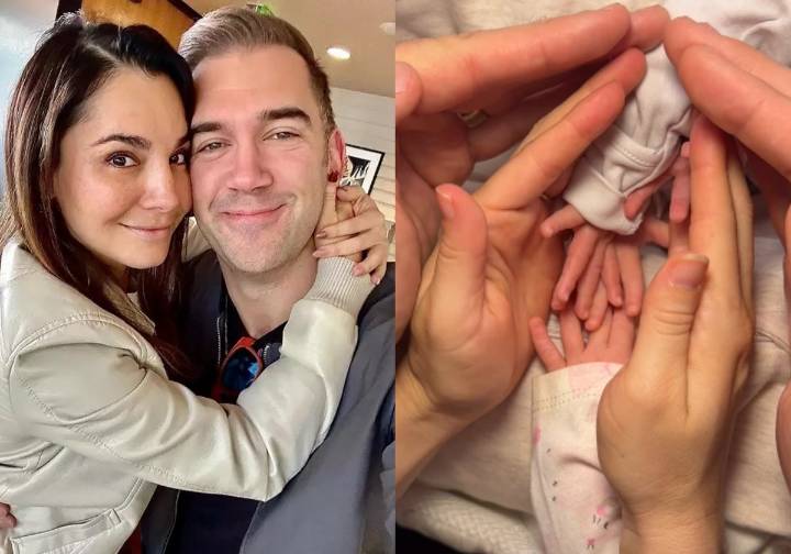 Martha Higareda y Lewis Howes anuncian el nacimiento de sus gemelas