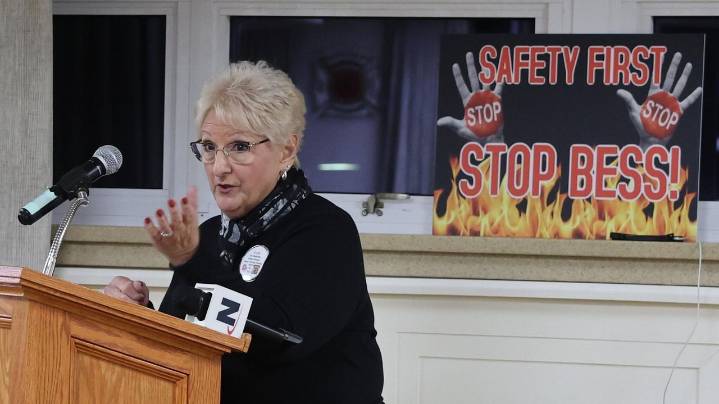 Brookhaven residents oppose battery storage near homes and schools