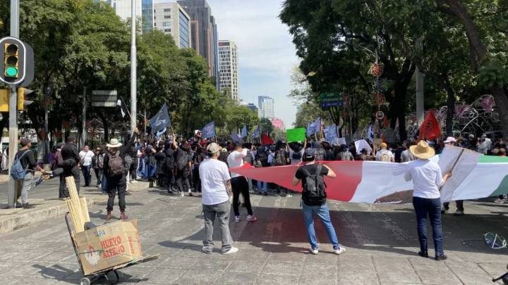 Generación Z marcha contra la violencia en la CDMX