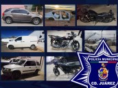Recuperan ocho vehículos con reporte de robo