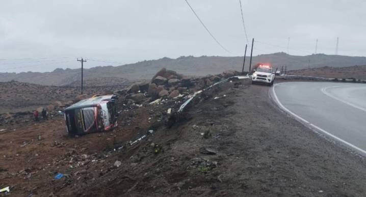 Arequipa: Un muerto y 10 heridos dejan accidentes en la Panamericana Sur