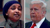Rep. Ilhan Omar responds to Donald Trump's Constitution jab