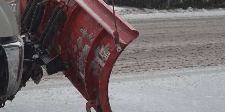 Snow plows working nonstop to keep up with the snow