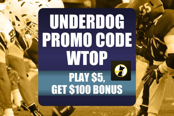 Underdog Promo Code WTOP: Secure NFL $100 Bonus for Sunday Week 12 Entries