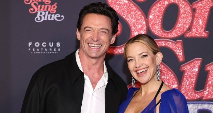 Kate Hudson Wears Blue Sheer Dress to ‘Song Sung Blue’ Premiere in Berlin with Hugh Jackman | Craig Brewer, Hugh Jackman, Kate Hudson, Song Sung Blue | Celebrity News and Gossip | Entertainment, Photo