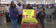Kinston Walmart holds Thanksgiving food drive
