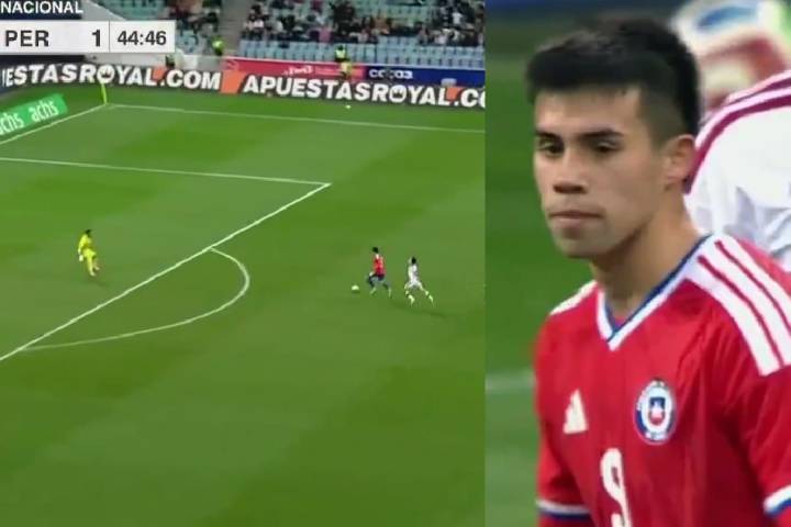 Otra vez contra Perú: la increíble ocasión que falló Alexander Aravena en un mano a mano con el arquero