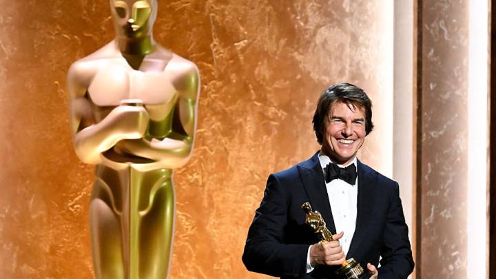 Tom Cruise recibe su primer Óscar tras 44 años en el mundo del cine