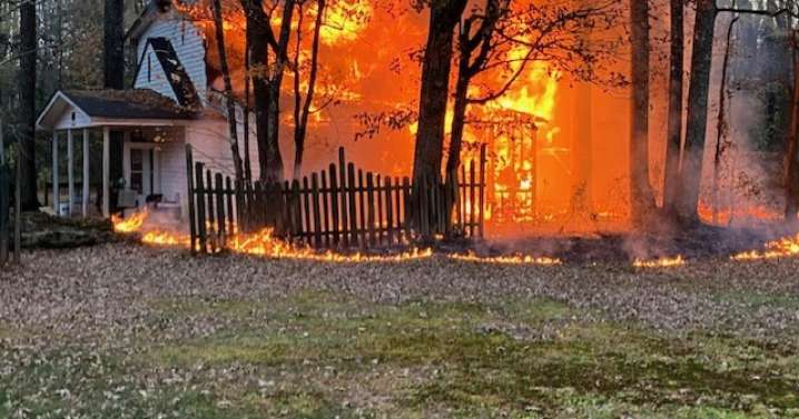 Massive fire breaks out at Suffolk home