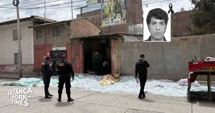 Huancayo: Cinco toneladas de láminas de vidrio aplastan y acaban con la vida de obrero mientras las descargaba de un camión