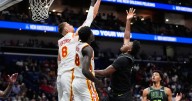 Hawks get the better of Pelicans, split two