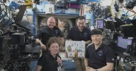 NASA astronauts celebrate Thanksgiving with Russian cranberry sauce
