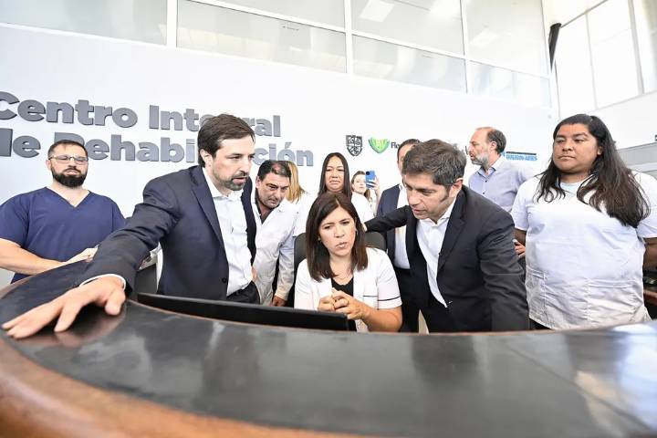 Kicillof impulsa una red de rehabilitación en los hospitales públicos