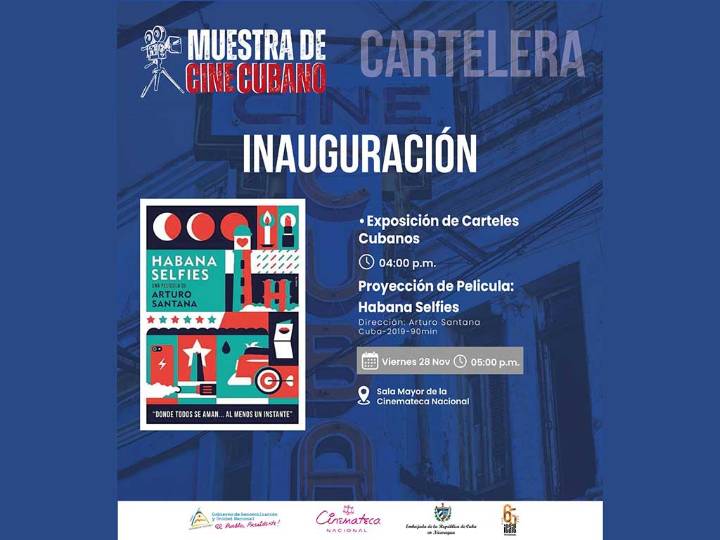 Nicaragua acogerá muestra de cine cubano