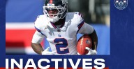 NY Giants-Detroit Lions inactives: New York secondary missing 3 players