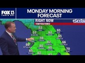Tampa Weather | Monday morning forecast