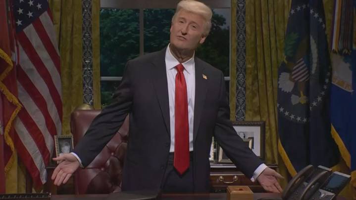 'SNL': Trump Brags About Blocking SNAP, Canceling Flights