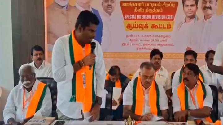 Tamil Nadu has large number of fake voters: BJP’s K Annamalai slams CM Stalin