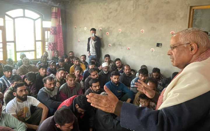 Ashok Koul leads intensive booth-level campaign in Budgam for BJP candidate Aga Syed Mohsin