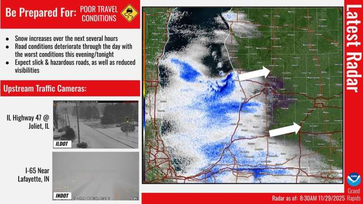 Winter storm warning in effect. Here's how much snow is forecast