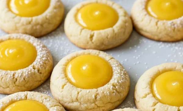 Postre cítrico: la receta de las galletitas de maicena con lemon curd