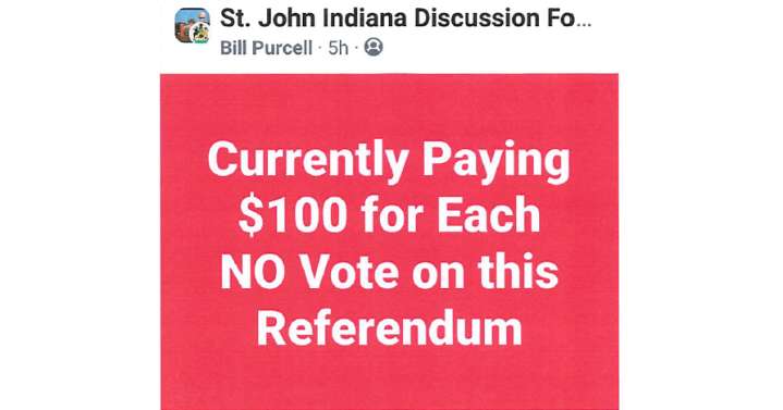 St. John man's Facebook vote buying offer may lead to criminal charges