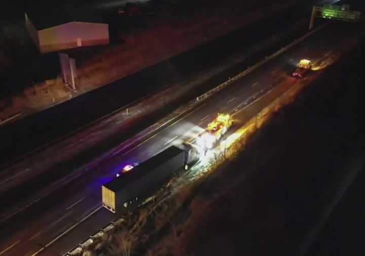 1 killed, 2 injured in 13-vehicle crash in Washington County