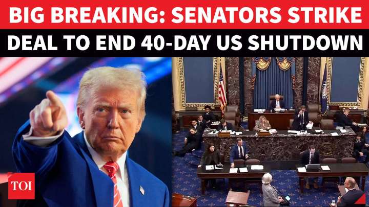 US Shutdown ‘Ends’ After 40 Days; Senate Passes Funding Bill After Dems ‘STRIKE DEAL’ With House GOP