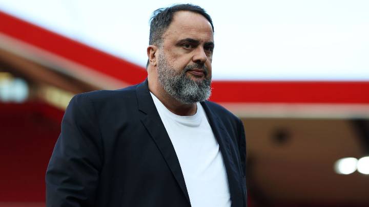 Palace charged over gun banner targeting Forest's Marinakis