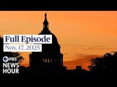 PBS News Hour West live episode, Nov. 17, 2025
