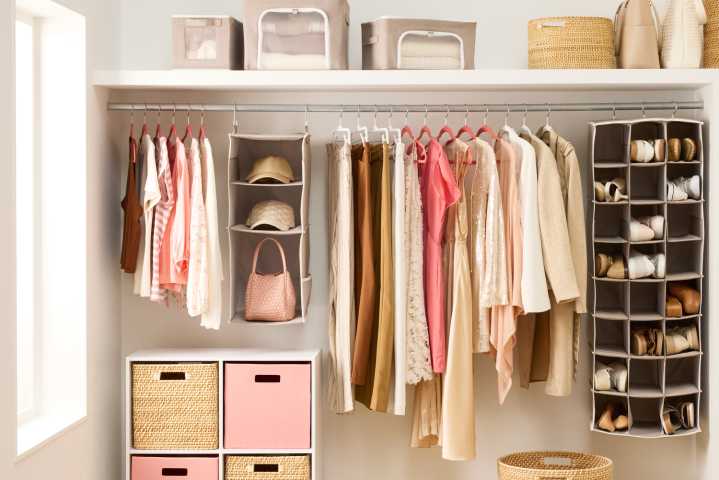 This $18 Organizer Is the Secret to Stashing Bulky Sweaters, Blankets, Bedding, and More